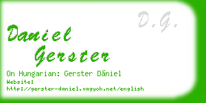 daniel gerster business card